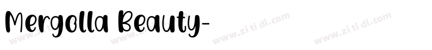 Mergolla Beauty字体转换